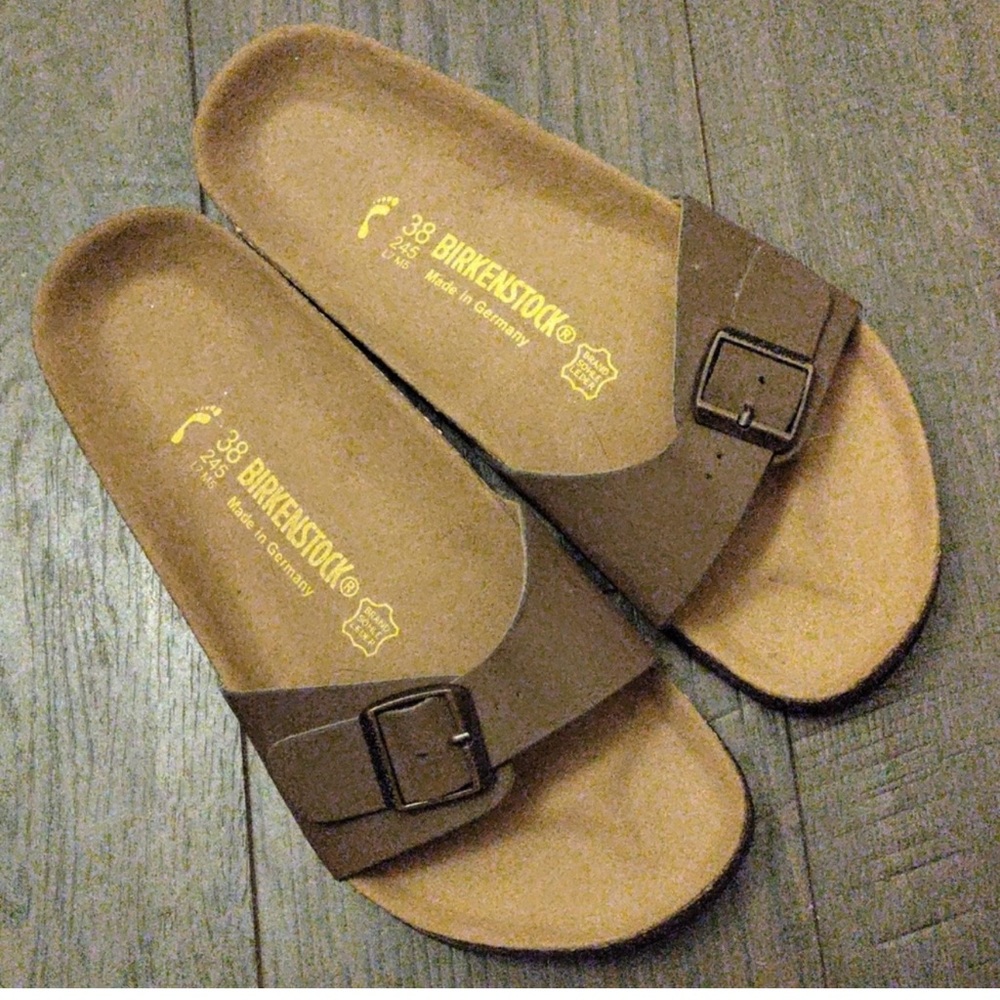 Birkenstock Madrid in Mocca Nubuck Sandals